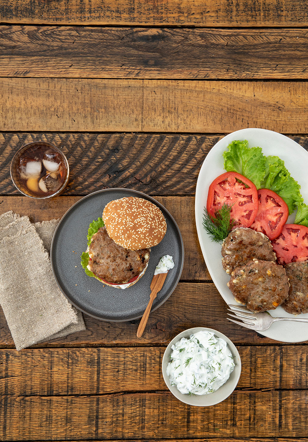 Mediterranean Turkey Burger