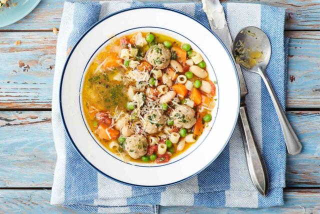 Turkey Meatball Minestrone