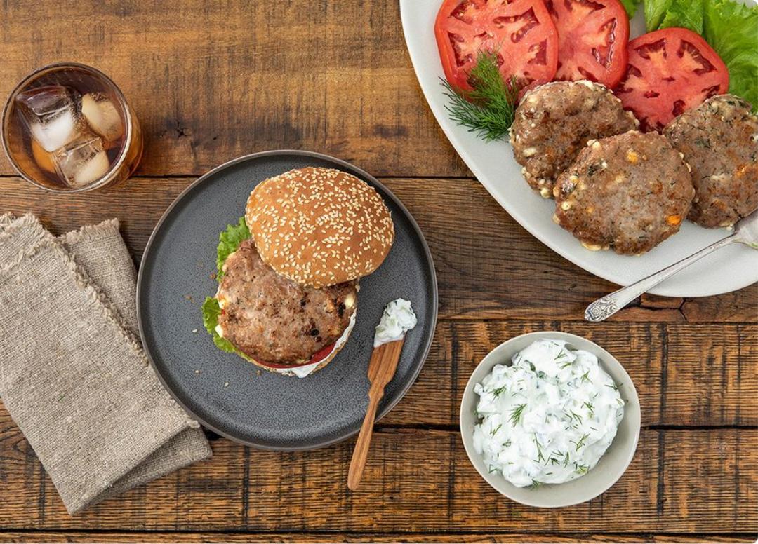 Mediterranean Turkey Burger | Farm To Family