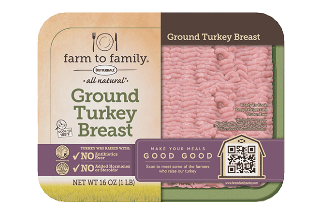 Ground turkey breast
