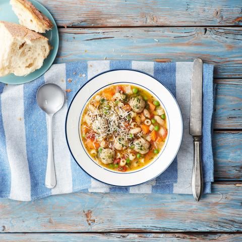 Turkey Meatball Minestrone