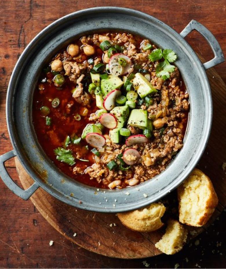 Easy White Chili with Ground Turkey