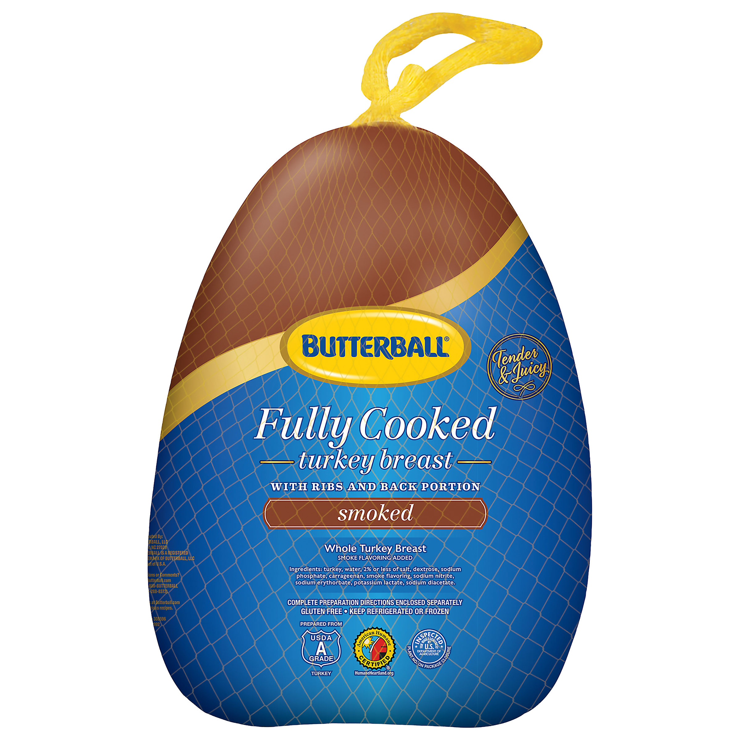 Fully Cooked Smoked Whole Turkey Breast Image of Fully Cooked Smoked Whole Turkey Breast