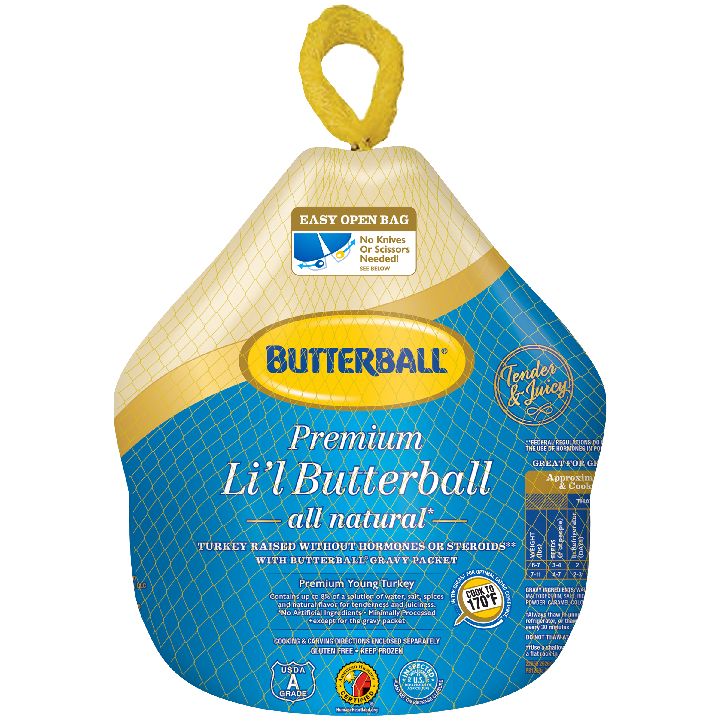 Frozen Li'l Butterball Turkey Image of Frozen Li'l Butterball Turkey