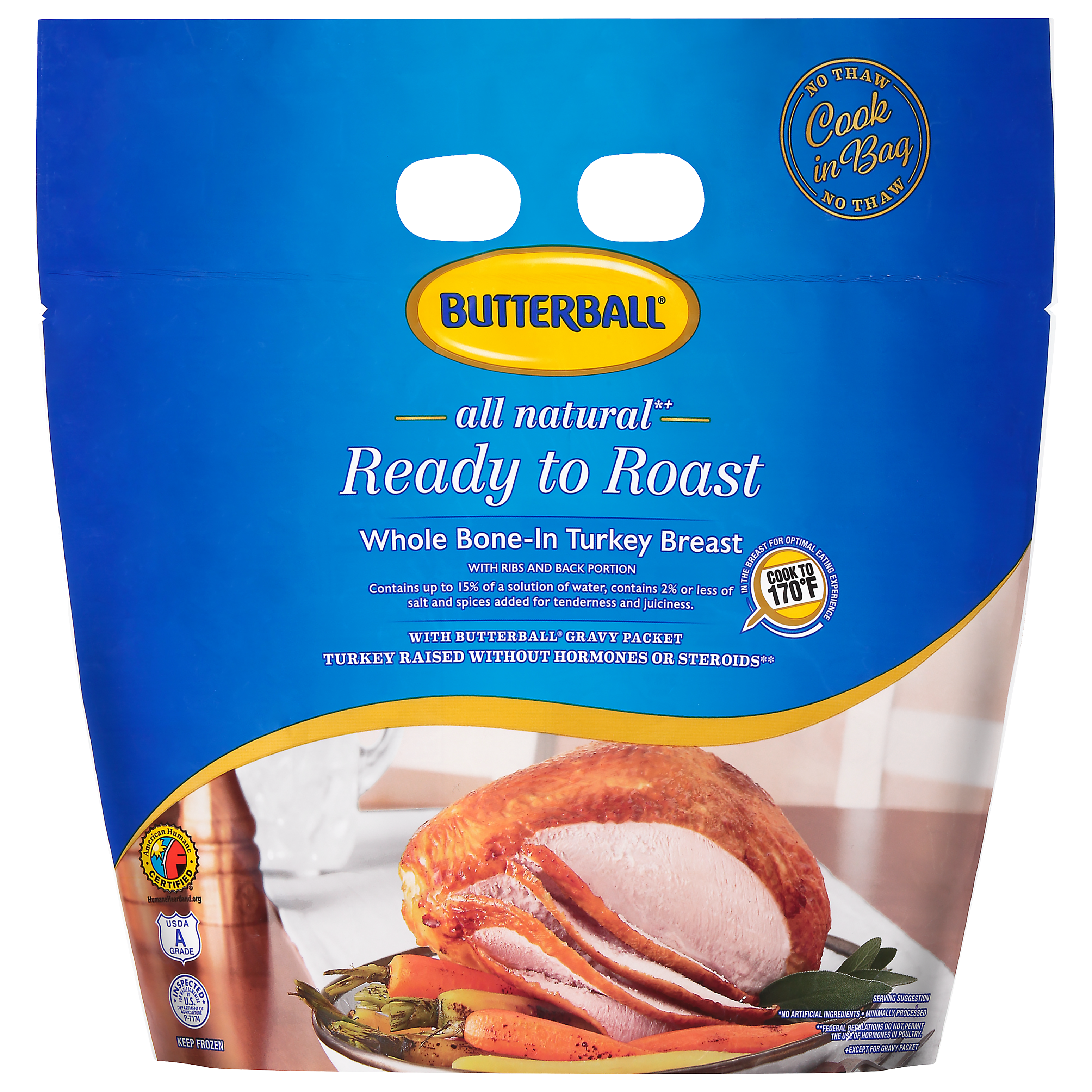 Ready to Roast Classic Bone-in Turkey Breast Image of Ready to Roast Classic Bone-in Turkey Breast