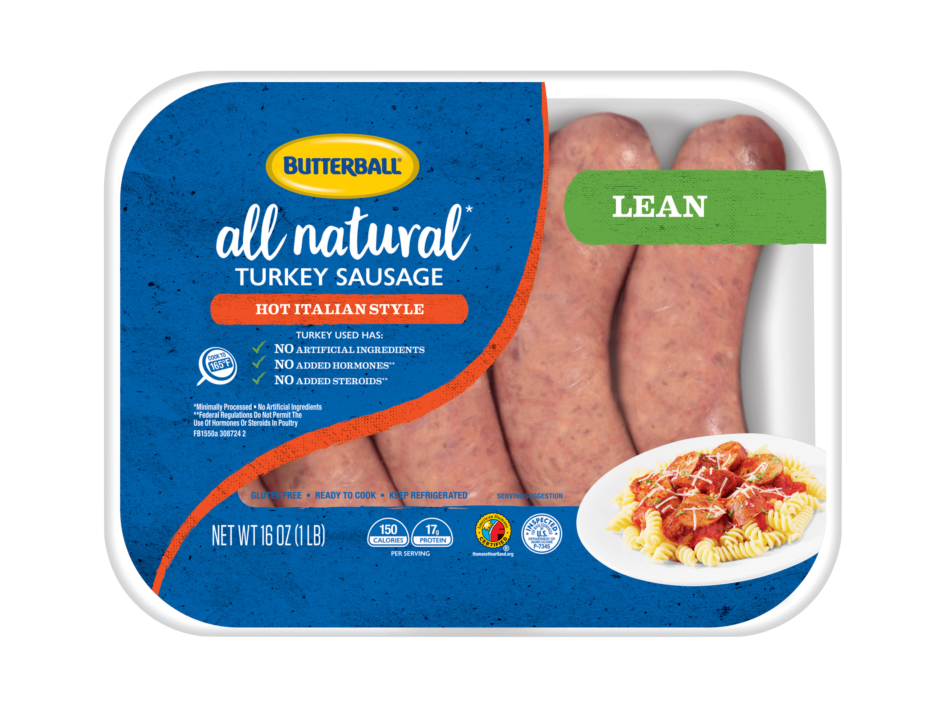 Fresh Hot Italian Turkey Sausage Butterball Fresh Hot Italian Turkey Sausage