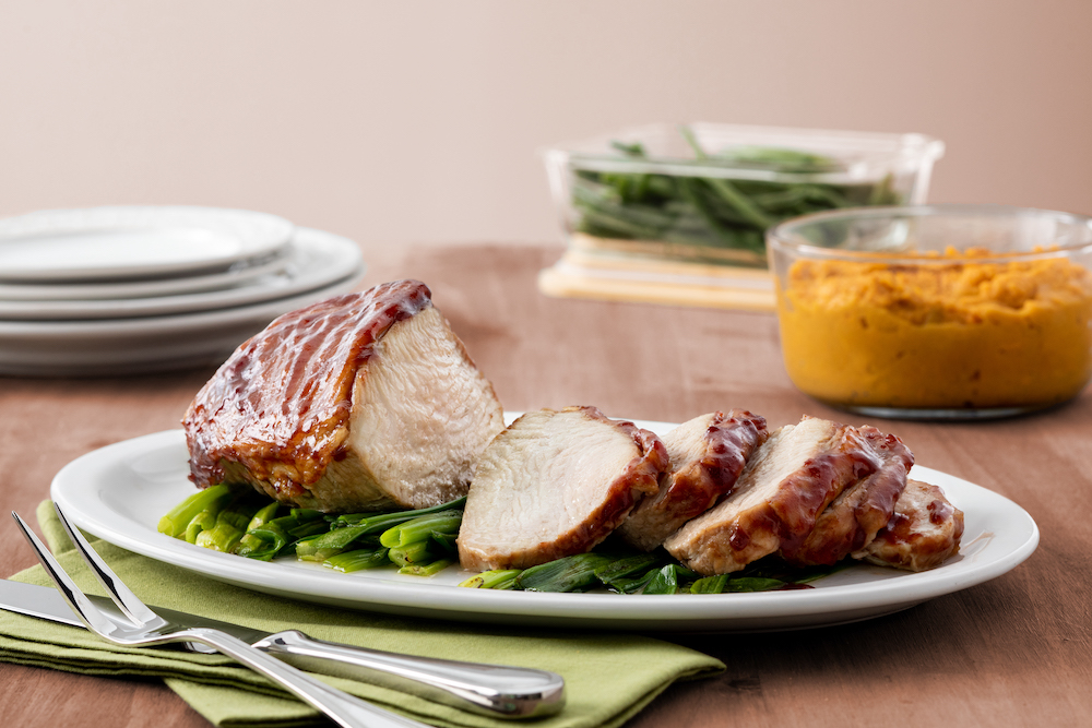 Image of Boneless Turkey Roast with Sweet and Tangy Sauce Image of Boneless Turkey Roast with Sweet and Tangy Sauce