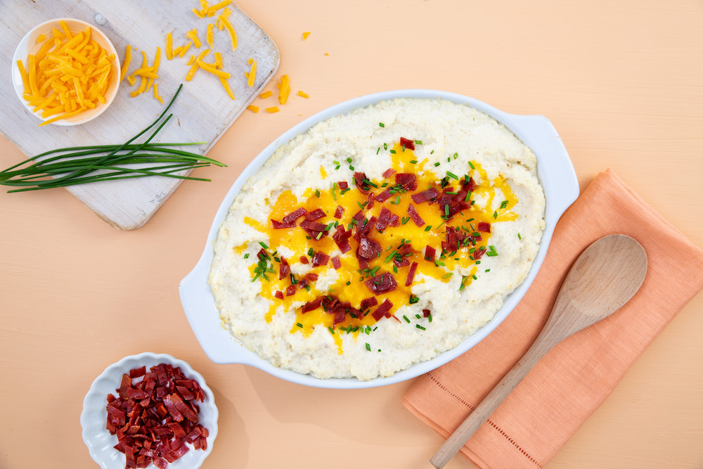 Mashed Cauliflower Bake Image of Mashed Cauliflower Bake