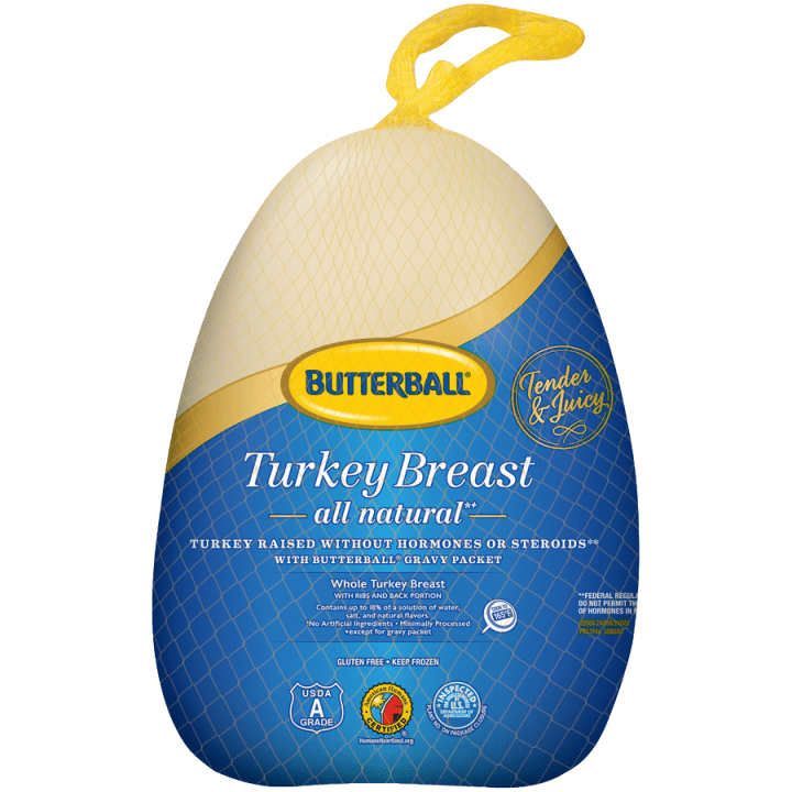 Frozen Whole Turkey Breast Image of Frozen Whole Turkey Breast