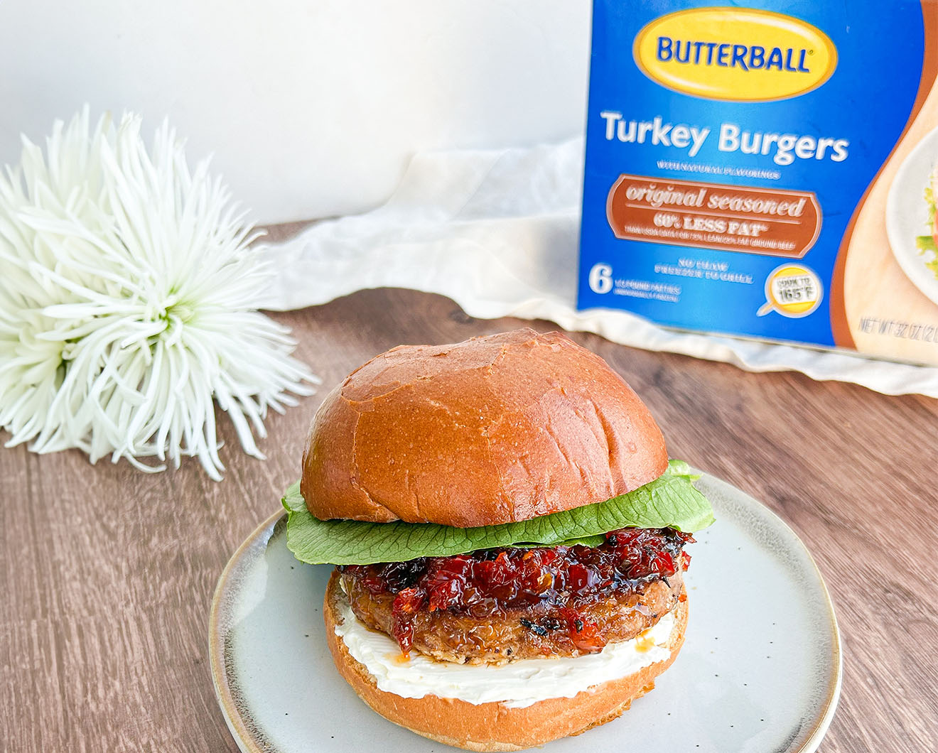 Image of Trang's Turkey Burger.