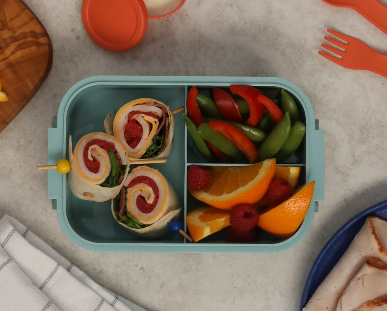 Deli Sliced Turkey Ranch Roll Ups