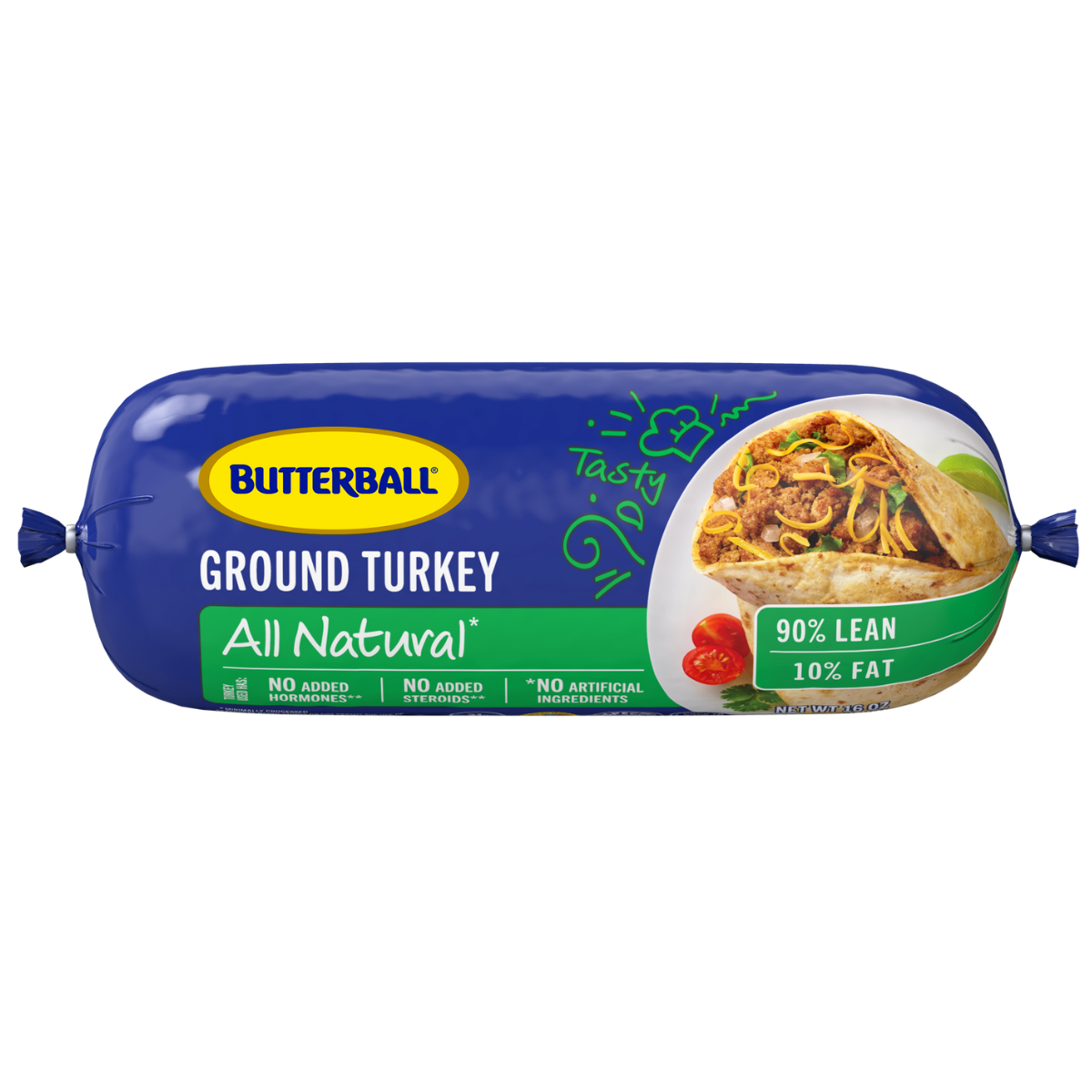 Fresh All Natural* Ground Turkey 90/10 Roll Fresh All Natural* Ground Turkey 90/10 Roll