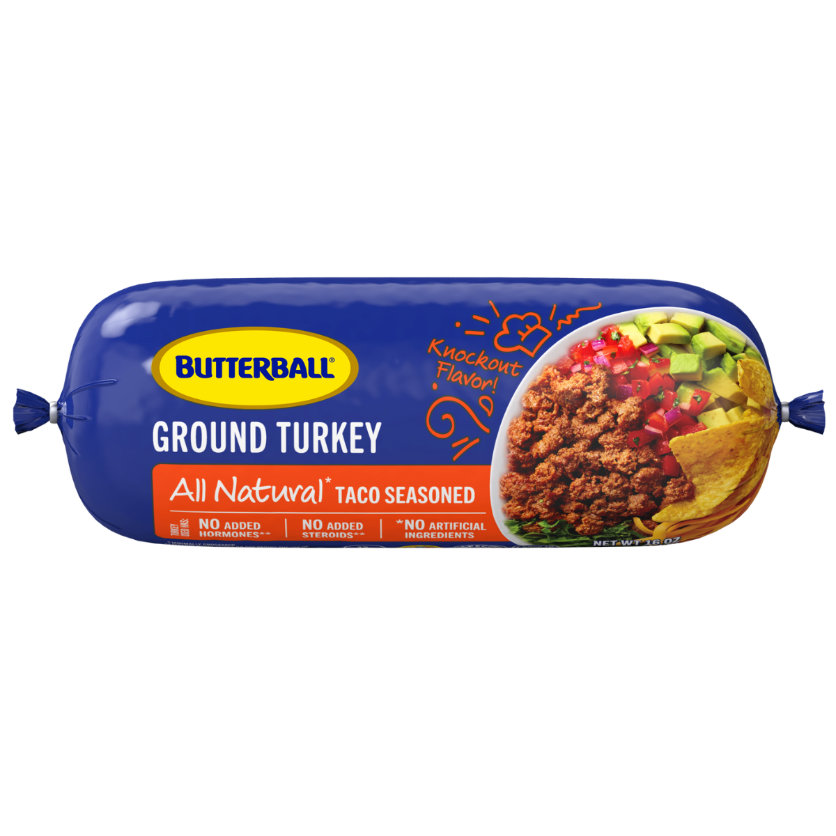 Fresh All Natural* Taco-Seasoned Ground Turkey Roll Fresh All Natural* Taco-Seasoned Ground Turkey Roll