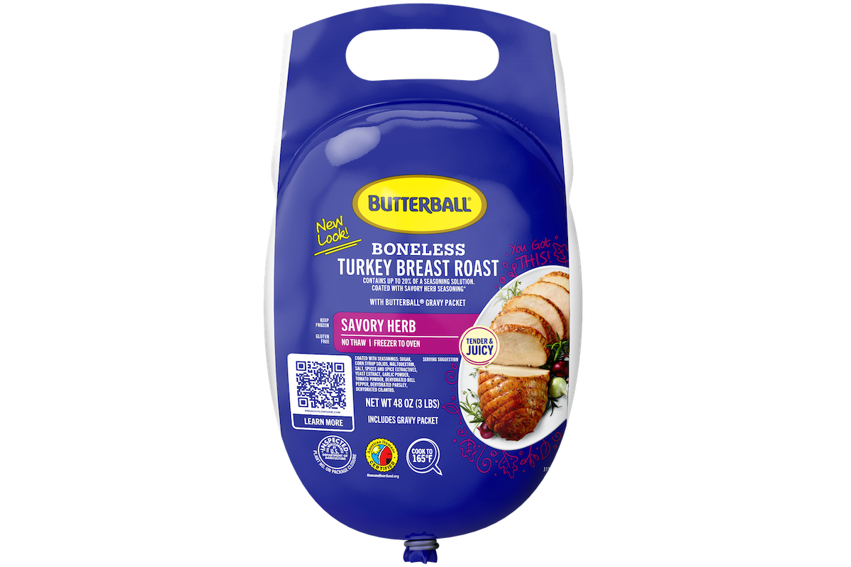 Boneless Savory Herb Turkey Breast Roast Image of Boneless Savory Herb Turkey Breast Roast.