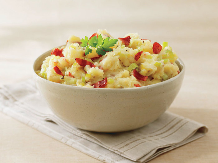 Image of Asiago Whipped Potatoes with Turkey Bacon