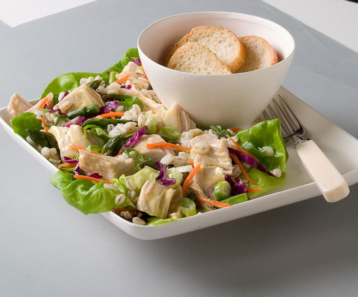 Image of Barley Turkey Vegetable Salad Image of Barley Turkey Vegetable Salad