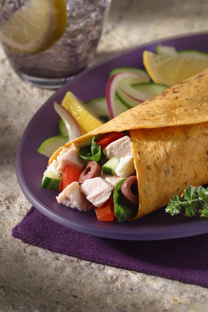 Image of Mediterranean Turkey Wraps Image of Mediterranean Turkey Wraps