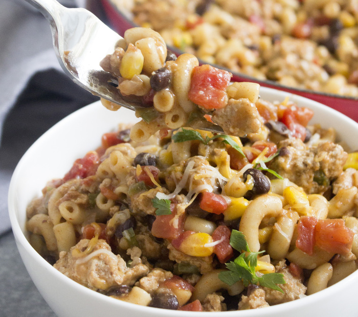 Image of One-Pot Turkey Taco Pasta Image of One-Pot Turkey Taco Pasta