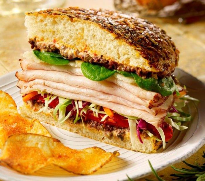 Image of Roast Turkey and Manchego Cheese Sandwich Image of Roast Turkey and Manchego Cheese Sandwich