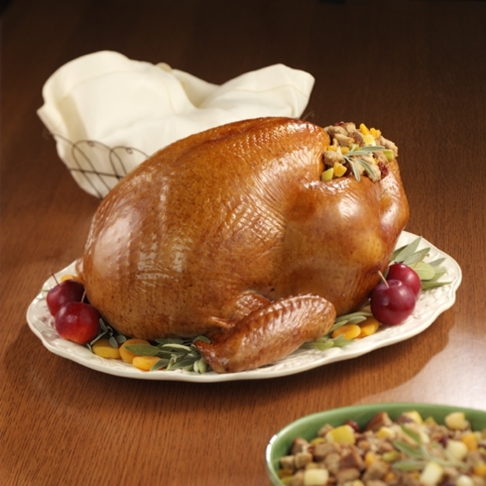 Image of Turkey with Wine-Simmered Fruit Stuffing