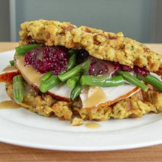 Image of Stuffing Waffle Sandwich