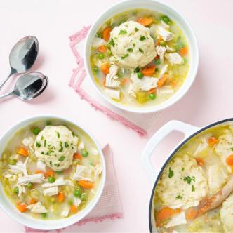 Image of Easy Leftover Turkey Dumpling Soup