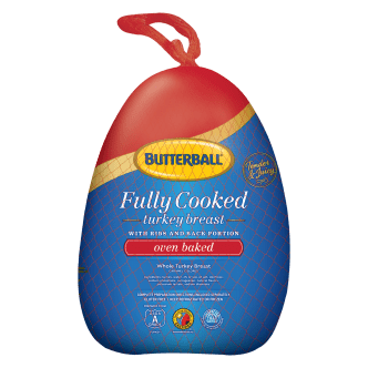 Image of Fully Cooked Oven Baked Turkey Breast.