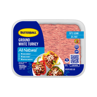 Fresh All Natural* Extra Lean Ground White Turkey 97/3