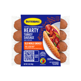 Butterball Hearty Turkey Sausage, Old World Smoked