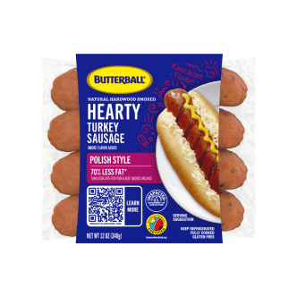 Butterball Hearty Turkey Sausage, Polish Style