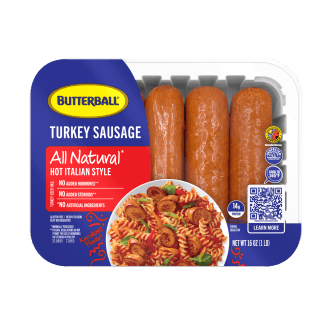 Butterball Fresh Hot Italian Turkey Sausage.