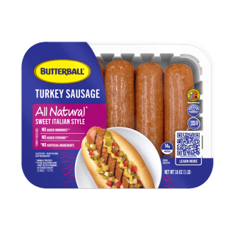 Image of Fresh Sweet Italian Turkey Sausage.