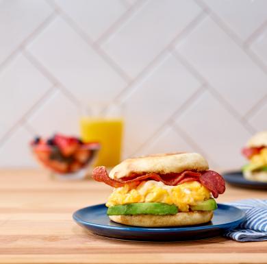 Asiago Bacon Egg Sandwich More Melt