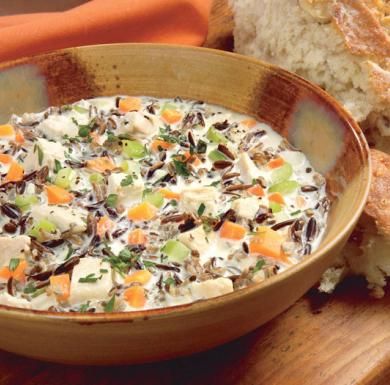 Image of Wild Rice and Turkey Soup