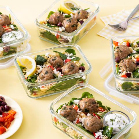 Image of Turkey Greek Meatballs