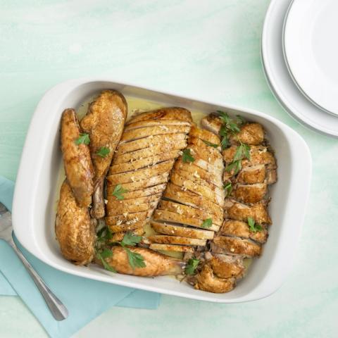 Image of Make-Ahead Roasted Whole Turkey 