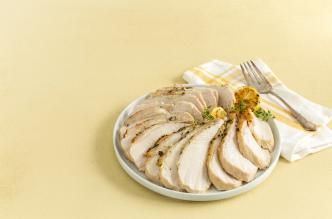 Image of Roast Turkey Breast with Lemon-Thyme Rub