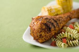 Image of Grilled Seasoned Turkey Drumsticks