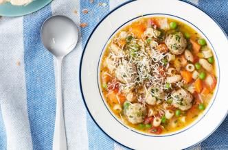Image of Turkey Meatball Noodle Soup