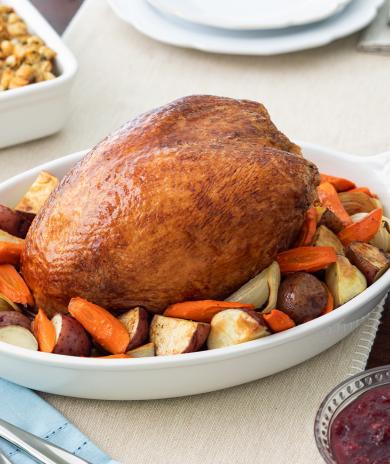Image of Oven Roasted Turkey Breast and Roasted Vegetables
