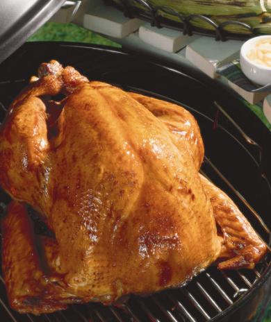 How to grill whole turkey