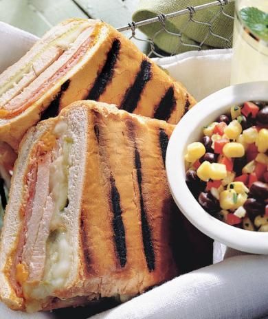 Image of Grilled Turkey Cuban Sandwiches