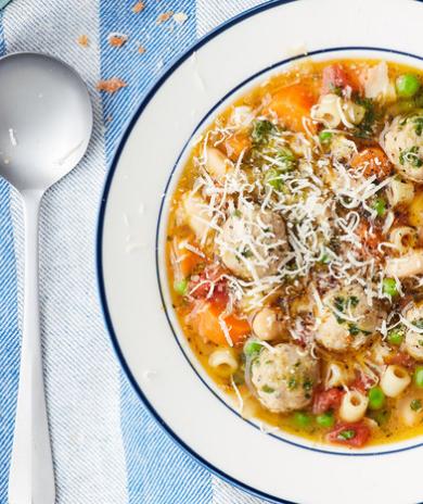 Image of Turkey Meatball Noodle Soup