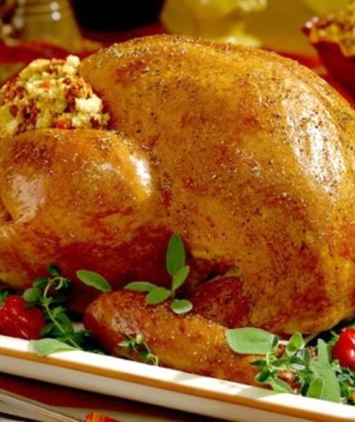 Image of Turkey with Chorizo Cornbread Stuffing