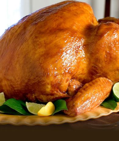 Image of Turkey with Seven Grain Bread and Squash Stuffing