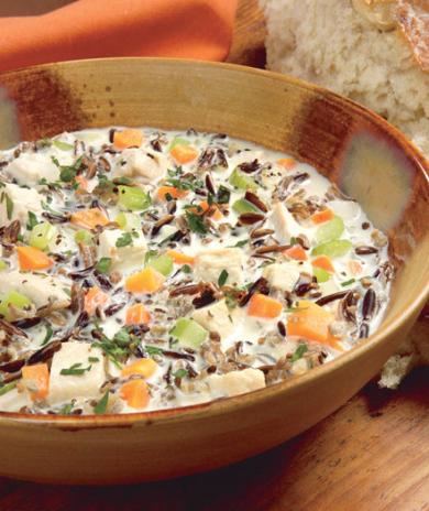 Image of Wild Rice and Turkey Soup