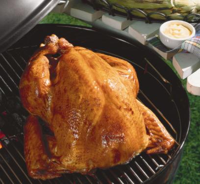 How to grill whole turkey