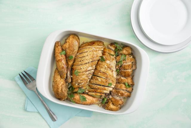 Image of Make-Ahead Roasted Whole Turkey 