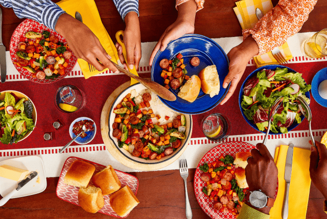 Hearty Sweet Potato and Veggie Skillet