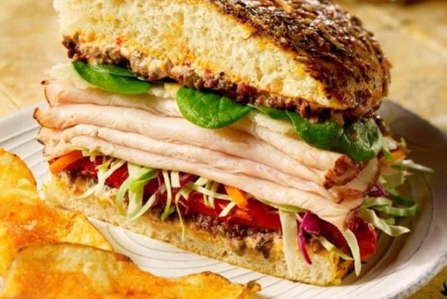 Image of Roast Turkey and Manchego Cheese Sandwich